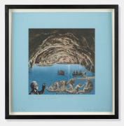 Peter Blake&nbsp; Joseph Cornell&#039;s Holiday - Capri, The Blue Grotto, Italy, 2015